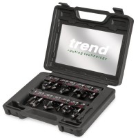 Trend SETSS8X14TC 12pce Tc Starter Router Cutter Set £31.95